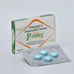 Super P Force sildenafil-dapoxetine combination for erectile dysfunction and premature ejaculation