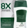 8X Shampoo ketoconazole antifungal scalp treatment for dandruff seborrheic dermatitis and fungal infection control
