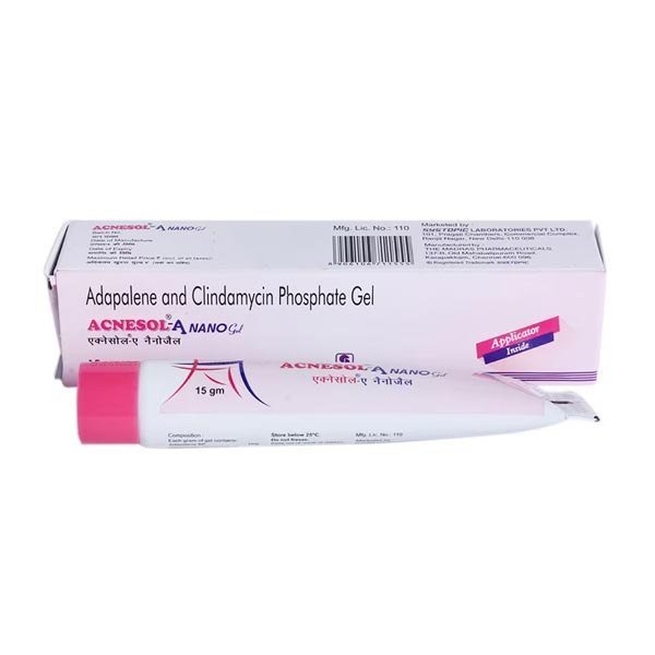 Acnesol A Nano Gel 15gm (Adapalene 0.1% & Clindamycin 1%)
