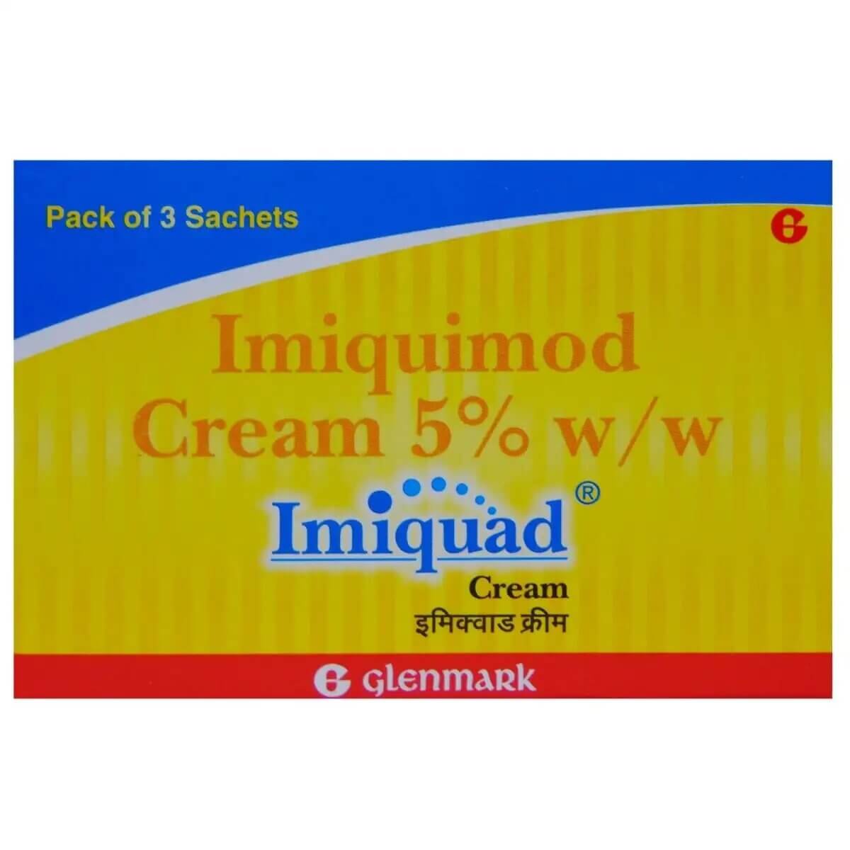 Imiquimod Cream 5% (Imiquad Cream) 12.5 Mg Sachet