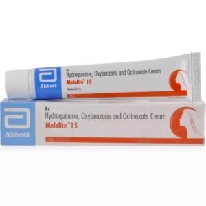 Melalite 15 Cream (Hydroquinone, Octinoxate & Oxybenzone)