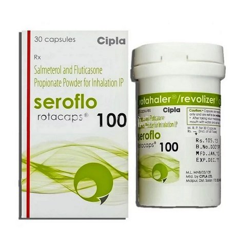 Seroflo Rotacaps 100 Mcg (Salmeterol & Fluticasone)
