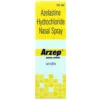 Arzep 10 ml azelastine hydrochloride nasal spray for allergic rhinitis and seasonal nasal congestion antihistamine relief