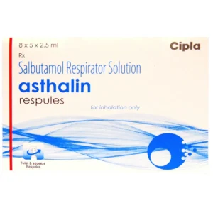 Asthalin Respules salbutamol nebulizer for acute asthma and bronchospasm
