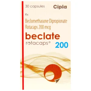 Beclate Rotacaps 200 mcg beclomethasone inhaled corticosteroid for asthma control