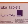 Brilinta 60 mg ticagrelor tablets for cardiovascular event prevention acute coronary syndrome and dual antiplatelet aggregation therapy