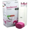 Budecort Inhaler 100 mcg budesonide corticosteroid for asthma maintenance therapy