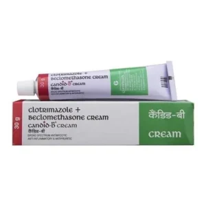 Candid B Cream clotrimazole beclomethasone combination for fungal skin infection inflammatory dermatoses and antifungal steroid treatment