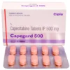 Capegard 500 mg capecitabine tablets for metastatic breast and colorectal cancer oral fluoropyrimidine chemotherapy