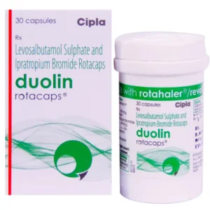 Duolin Rotacaps ipratropium-albuterol combination bronchodilator for COPD management