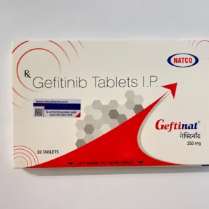 Geftinat tablet for non-small cell lung cancer and targeted EGFR therapy