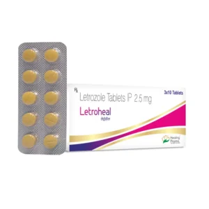 Letrozole 2.5 mg aromatase inhibitor tablets for hormone receptor-positive breast cancer and ovulation induction therapy