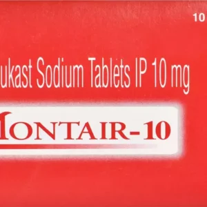 Montair 10 mg montelukast leukotriene antagonist for asthma and allergies