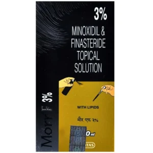 Morr-F 3 topical hair growth stimulant for androgenetic alopecia treatment
