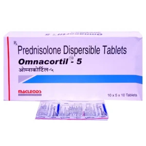 Omnacortil 5 mg prednisolone corticosteroid for autoimmune and inflammatory disorders