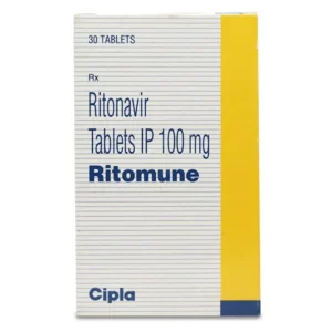 Ritomune 100mg ritonavir tablets for HIV protease inhibition and antiretroviral combination therapy boosting
