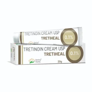 Tretiheal 0.1 Cream tretinoin retinoid for acne and photoaging treatment