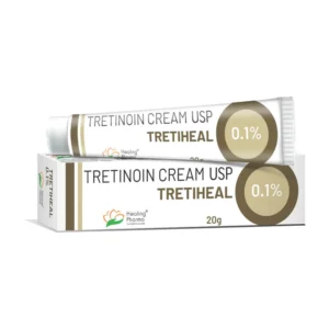 Tretinoin 0.1% Cream retinoid for acne, wrinkles, and photoaging treatment