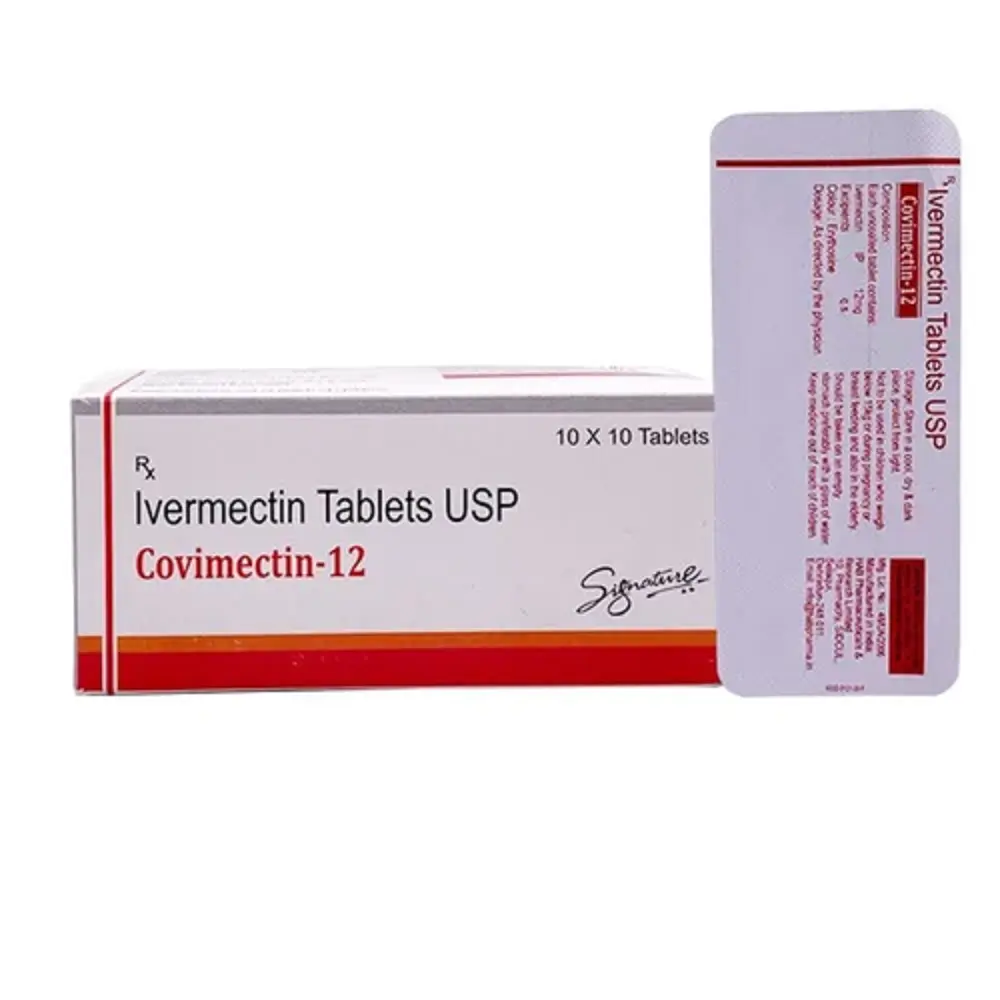 Covimectin 12 mg ivermectin tablet strip packaging