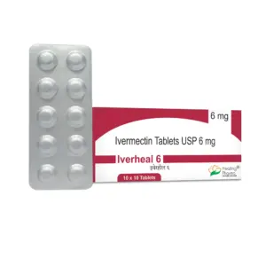 Iverheal 6 mg ivermectin tablet strip pack