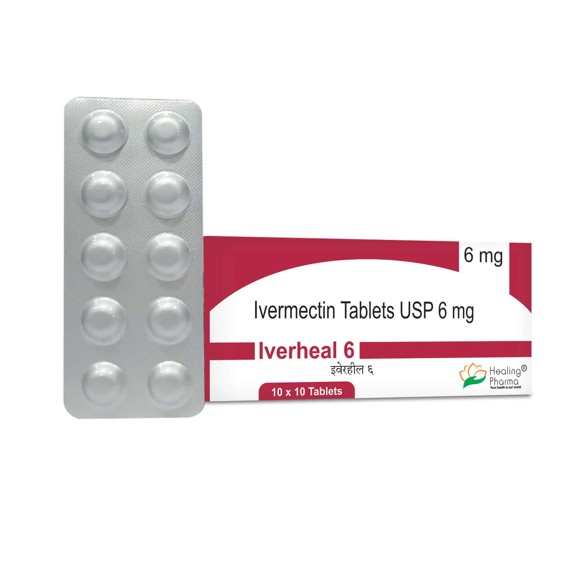 Iverheal 6 mg ivermectin tablet strip pack