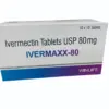 Ivermaxx 80 mg Ivermectin tablet used for treating parasitic infections
